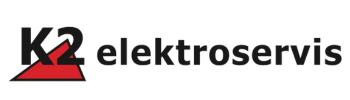 Logo K2 elektroservis Vladislav, Třebíč